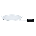 LED Indbygningslampe QUALITY PREMIUM PANEL LED, rund, IP44, 1x18W, 4000K, 230V, 220mm, hvid