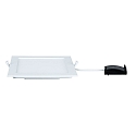 LED Indbygningslampe QUALITY PREMIUM PANEL LED, firkantet, IP44, 1x18W, 4000K, 230V, 220x220mm, hvid