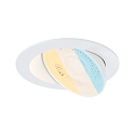 spot AUMUS round, set of 1 IP20, white matt dimmable
