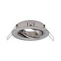 Paulmann Set of 3 Recessed luminaire CHOOSE, swivelling, IP23, 230V, max. 3x 10W �5.1cm, iron brushed