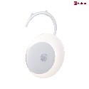 Paulmann night light VIBY LED round, with motion detector IP20, white 