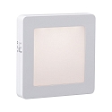 Paulmann Natlys ESBY LED rund, med stikkontakt, med bev�gelsesdetektor IP20, hvid d�mpbar