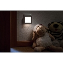 Paulmann Natlys ESBY LED rund, med stikkontakt, med bev�gelsesdetektor IP20, hvid d�mpbar