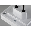 Paulmann Natlys ESBY LED rund, med stikkontakt, med bev�gelsesdetektor IP20, hvid d�mpbar