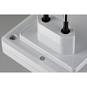 Paulmann Natlys ESBY LED rund, med stikkontakt, med bev�gelsesdetektor IP20, hvid d�mpbar