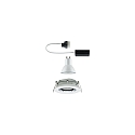 Paulmann Paulmann Indbygningslampe LED Nova, IP65, rund, hvid/chrom, s�t af 1 drejelig, 7W GU10