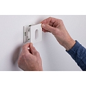 Paulmann Paulmann Wall recessed luminaire square 2700K white, 2,7W with motion detector