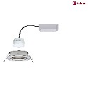 Paulmann recessed luminaire NOVA PLUS COIN LED round, swivelling, RGBW, ZigBee controllable IP23, brushed iron dimmable 2