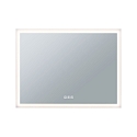 Spejl med belysning MIRRA LED 80 X 60CM / WIDE firkantet, CCT Switch, med touch-d�mper, med varmefunktion IP44, hvid d�mpbar