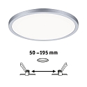 Paulmann LED panel AREO VARIFIT 3-STEP-DIM 230MM rund, d�mpbar, justerbar, d�mpbar 18W 1400lm 4000K CRI > 80