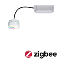 Paulmann LED lyskilde COIN ZIGBEE RGBW, ZigBee styrbar Coin 5,2W 400lm RGB / 2700-6500K 100� CRI >80
