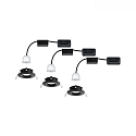 Paulmann Indbygningslampe NOVA MINI COIN stiv, s�t med 3 IP23, 4W 310lm 2700K 38� 38� CRI >80