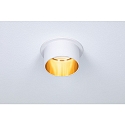 Paulmann recessed luminaire GIL COIN LED round, rigid IP44, gold, white matt dimmable 470lm 2700K CRI >80