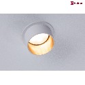 Paulmann recessed luminaire GIL COIN LED round, rigid IP44, gold, white matt dimmable 470lm 2700K CRI >80