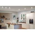 Paulmann recessed luminaire GIL COIN LED round, rigid IP44, gold, white matt dimmable 470lm 2700K CRI >80