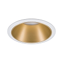 Paulmann Indbygningslampe COLE rund, stiv, g� tilbage GU10 IP23, guld, hvid mat d�mpbar CRI >80