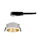 Paulmann Indbygningslampe COLE rund, stiv, g� tilbage GU10 IP23, guld, hvid mat d�mpbar CRI >80