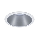 Paulmann Indbygningslampe COLE rund, stiv, g� tilbage GU10 IP23, s�lv, hvid mat d�mpbar CRI >80