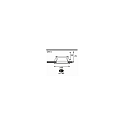 Indbygningslampe COLE COIN LED stiv IP44, guld mat, sort d�mpbar 6,5W 460lm 2700K 100� 100� CRI >80