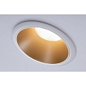 Paulmann Indbygningslampe COLE COIN LED stiv, s�t med 3 IP44, guld mat, hvid d�mpbar 6,5W 460lm 2700K 100� 100� CRI >80