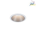Paulmann Set of 3 Recessed spot LED COLE IP44, fixed, with LED COIN Module, 230V, 6.5W 2700K460lm 100, 3-step dimmable, white / silver