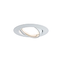 recessed luminaire BASE COIN swivelling, set of 1 IP20, white  5W 370lm 3000K 100� 100� CRI > 80