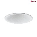Paulmann recessed luminaire CYMBAL COIN LED rigid, set of 1 IP44, white matt dimmable 6,8W 463lm 2700K 38 38 CRI >80