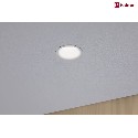 Paulmann Indbygningslampe CYMBAL COIN LED stiv, st med 1 IP44, hvid mat dmpbar 6,8W 463lm 2700K 38 38 CRI >80