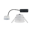 Paulmann Indbygningslampe CYMBAL COIN LED stiv, s�t med 1 IP44, hvid mat d�mpbar 6,8W 463lm 2700K 38� 38� CRI >80