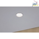 Paulmann Indbygningslampe CYMBAL COIN LED stiv IP20, hvid mat d�mpbar