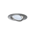 Paulmann Indbygningslampe BASE svingbar, s�t med 3, omskiftelig GU10 IP20, jern b�rstet  15W 350lm 3000K 100� 100� CRI >80