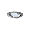 Paulmann recessed luminaire BASE COIN swivelling, set of 3, switchable IP20, brushed iron  15W 370lm 3000K 100� 100� CRI > 80