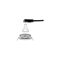 Paulmann recessed luminaire NOVA LED round, swivelling GU10 IP23, brushed iron  460lm 2700K 38� 38� CRI >80