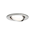 Paulmann recessed luminaire NOVA LED round, swivelling, set of 3 GU10 IP23, brushed iron  19,5W 460lm 2700K 38� 38� CRI >80