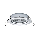 Paulmann recessed luminaire NOVA LED round, swivelling, set of 3 GU10 IP23, chrome  19,5W 460lm 2700K 38� 38� CRI >80