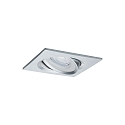 Paulmann recessed luminaire NOVA LED square, swivelling, set of 3 GU10 IP23, aluminium  19,5W 460lm 2700K 38� 38� CRI >80