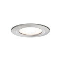 Paulmann recessed luminaire NOVA LED round, rigid, set of 3 GU10 IP44, brushed iron  19,5W 460lm 2700K 38� 38� CRI >80