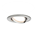 Paulmann recessed luminaire NOVA COIN LED round, swivelling, set of 3 IP23, brushed iron  19,5W 460lm 2700K 100� 100� CRI >80