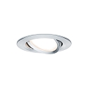 Paulmann recessed luminaire NOVA COIN LED round, swivelling, set of 3 IP23, aluminium  19,5W 460lm 2700K 100� 100� CRI >80