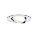 Paulmann recessed luminaire NOVA COIN LED round, swivelling, set of 3 IP23, chrome  19,5W 460lm 2700K 100� 100� CRI >80