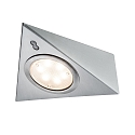 Paulmann LED M�bler Lampe PIR LED Skab armatur, s�t af 3, 3x2,8W, 12VA, 230V/12V, jern b�rstet