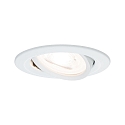 Paulmann Indbygningslampe Nova, IP23, rund, s�t af 1, ekskl. lyskilde, maks. 35W, GU10, hvid