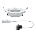 Paulmann Indbygningslampe Nova, IP23, rund, s�t af 1, ekskl. lyskilde, maks. 35W, GU10, hvid