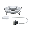 Paulmann Paulmann Indbygningslampe Nova, IP23, rund, s�t af 1, ekskl. lyskilde, maks. 35W, GU10, aluminium