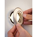 Paulmann Tilbeh�r til SPECIAL LINE Indbygningslamper LED d�ksel, rund, 86mm, rustfrit st�l
