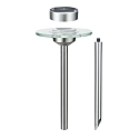 Paulmann LED Solar Jordspydlampe SPECIAL LINE UFO LED, IP44, LED, 1x0,2W, rustfrit st�l/klar