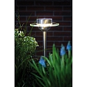 Paulmann LED Solar Jordspydlampe SPECIAL LINE UFO LED, IP44, LED, 1x0,2W, rustfrit st�l/klar