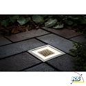 Paulmann LED Floor recessed luminaire SPECIAL LINE CUBE LED Solar lamp, IP67, 1x0,24W, 100x100mm, stainless steel/clear