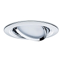 Paulmann Paulmann Indbygningslampe LED Coin Slim, IP23, rund, 6,8W, s�t af 3 d�mpbar og drejelig, chrom
