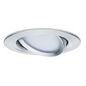 Paulmann Paulmann Indbygningslampe LED Coin Slim, IP23, rund, 6,8W, s�t af 1 d�mpbar og drejelig, aluminium